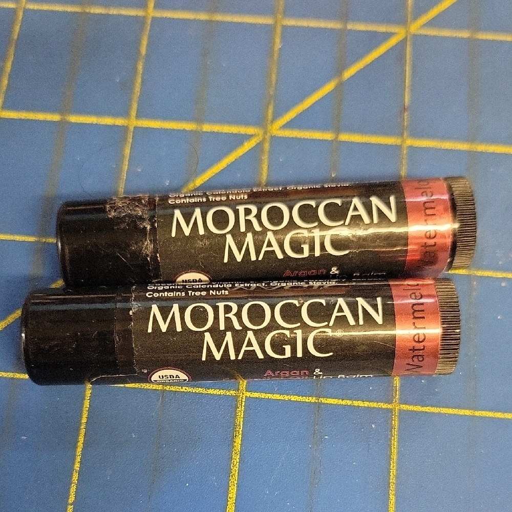 Moroccan Magic Lip Balm Set of 2 New